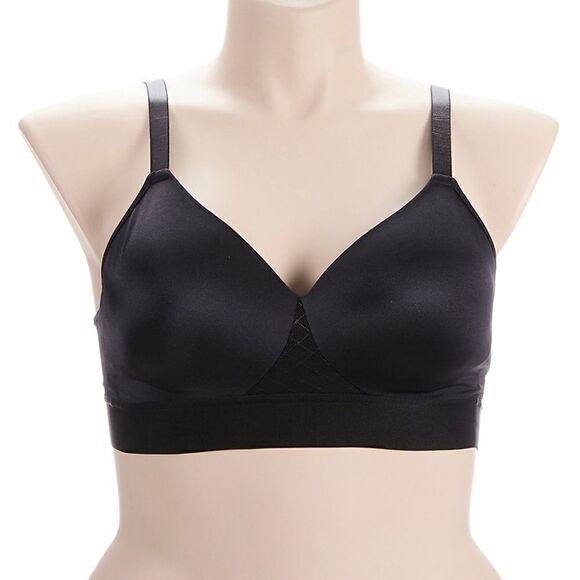Bali NWT One Smooth U Underwire Bra Full Coverage Bra Black/Taupe Set of 2 - 38D - Picture 6 of 9
